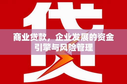 芦溪商业贷款，企业发展的资金引擎与风险管理