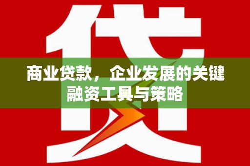 将军商业贷款，企业发展的关键融资工具与策略
