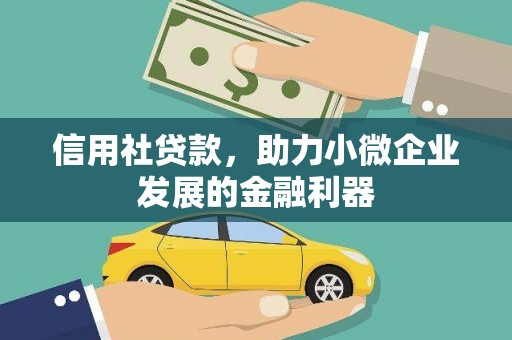 苍溪信用社贷款，助力小微企业发展的金融利器
