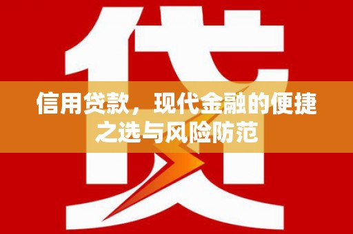 溆浦信用贷款，现代金融的便捷之选与风险防范