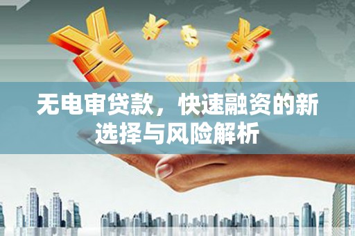 云岩无电审贷款，快速融资的新选择与风险解析