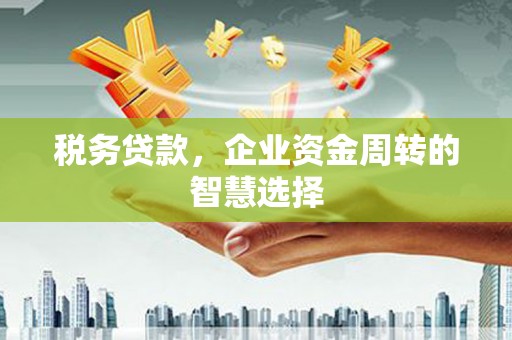 明山税务贷款，企业资金周转的智慧选择