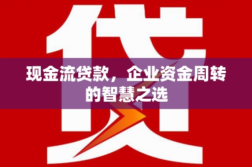 壮围现金流贷款，企业资金周转的智慧之选