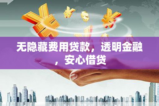 普陀无隐藏费用贷款，透明金融，安心借贷