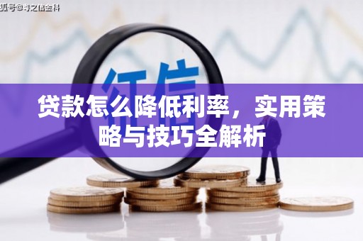 嘉定贷款怎么降低利率，实用策略与技巧全解析