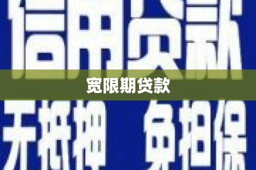 普格宽限期贷款