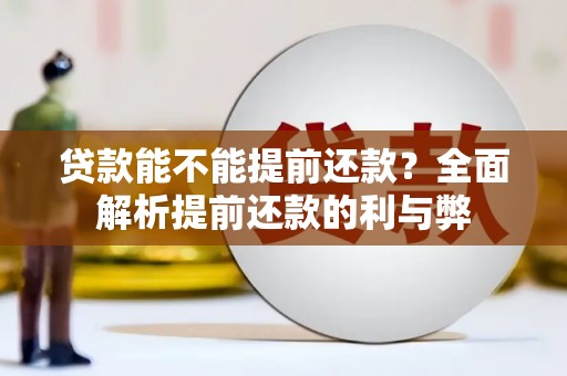 八德贷款能不能提前还款？全面解析提前还款的利与弊