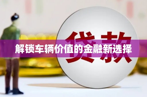 嘉禾解锁车辆价值的金融新选择